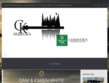 Tablet Screenshot of muskokacottagesforsale.net